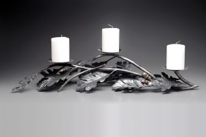 Oak Leaf Candleabra